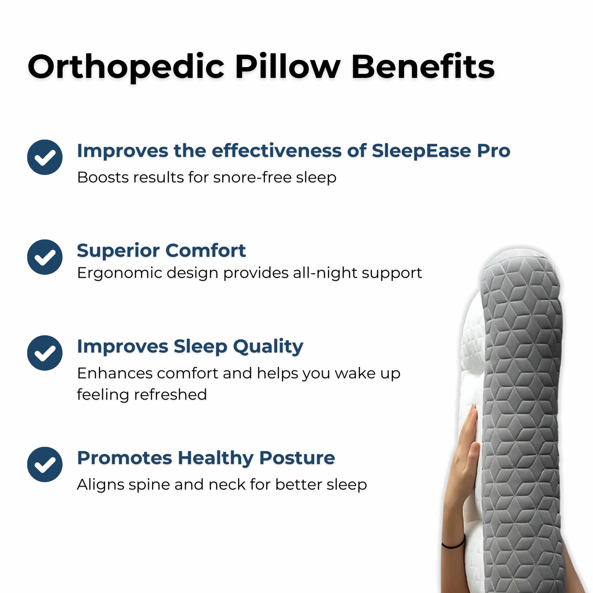 Orthopedic cervical traction pillow