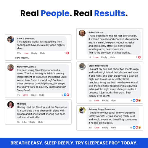 SleepEase Pro — Throat Muscle Strengthening — Eliminates Snoring & Sleep Apnea