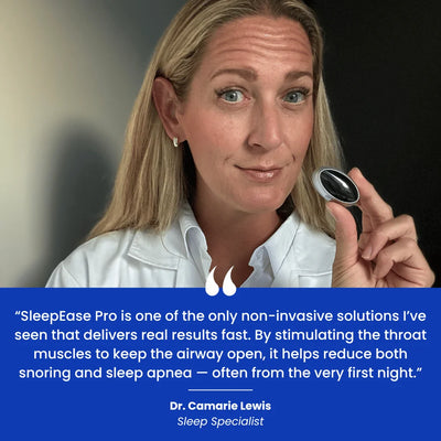 SleepEase Pro — Throat Muscle Strengthening — Eliminates Snoring & Sleep Apnea