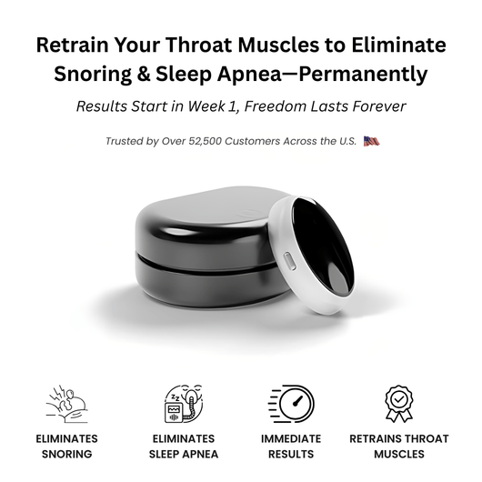 SleepEase Pro — Throat Muscle Strengthening — Eliminates Snoring & Sleep Apnea